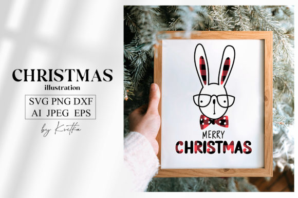 Download Christmas Bunny SVG. Bunny Face. Rabbit - Premium Resources